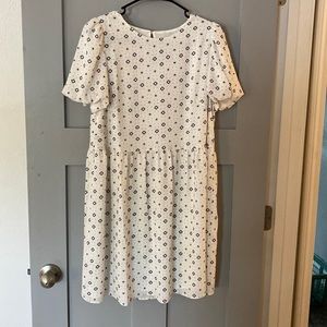 LOFT Bubble Sleeved Dress